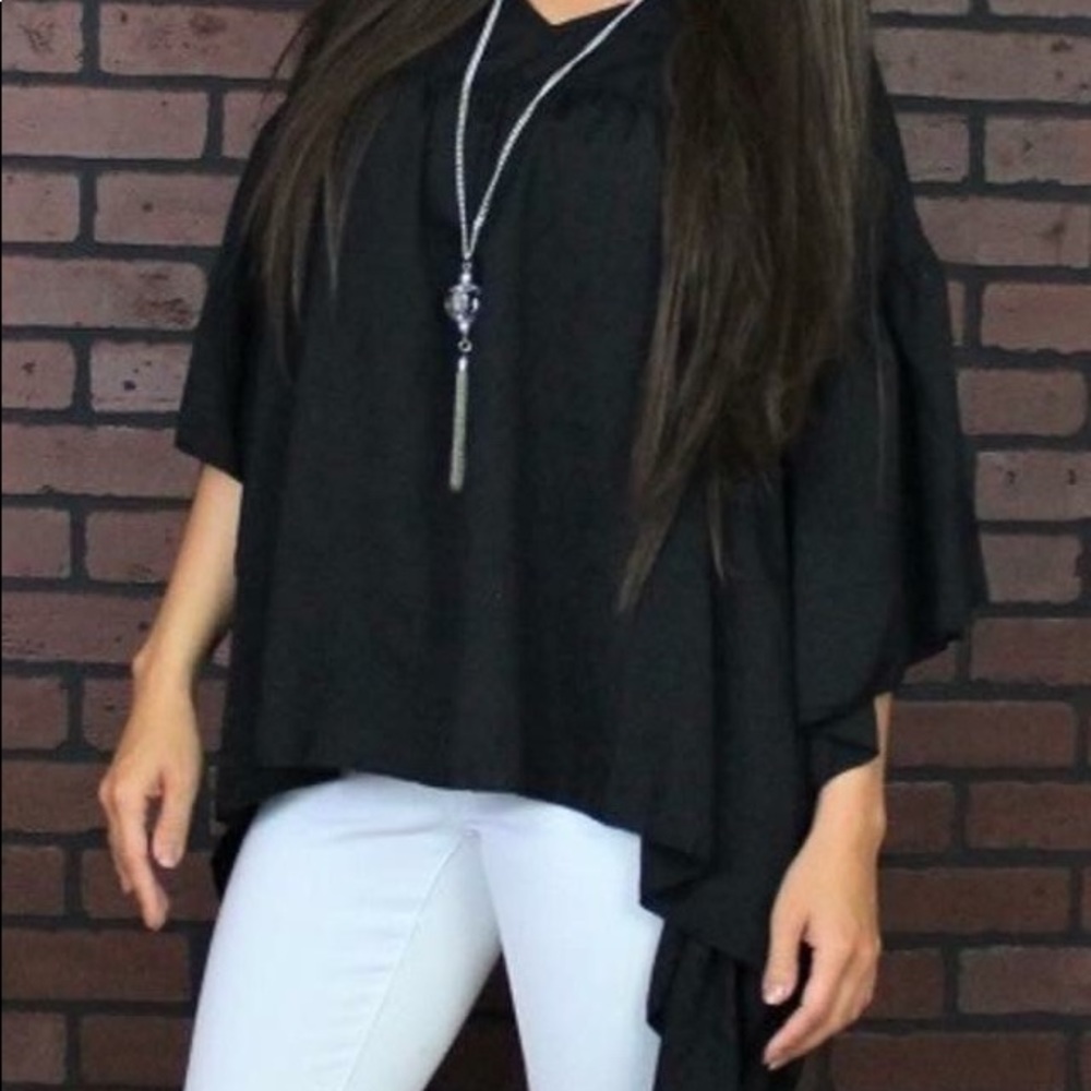 Lucky & Blessed Long Sleeved Black Shirt